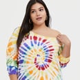 Torrid's Pride Collection Has It All: '90s Bike Shorts, Tie-Dye, and Rainbow Mickey Sneakers