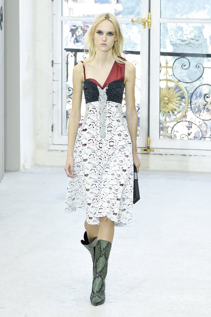 She could wear this Louis Vuitton dress from the brand's Spring/Summer 2017 collection. It's very similar to the one she wore to the Met Gala in 2016 so we already know she'll love it.