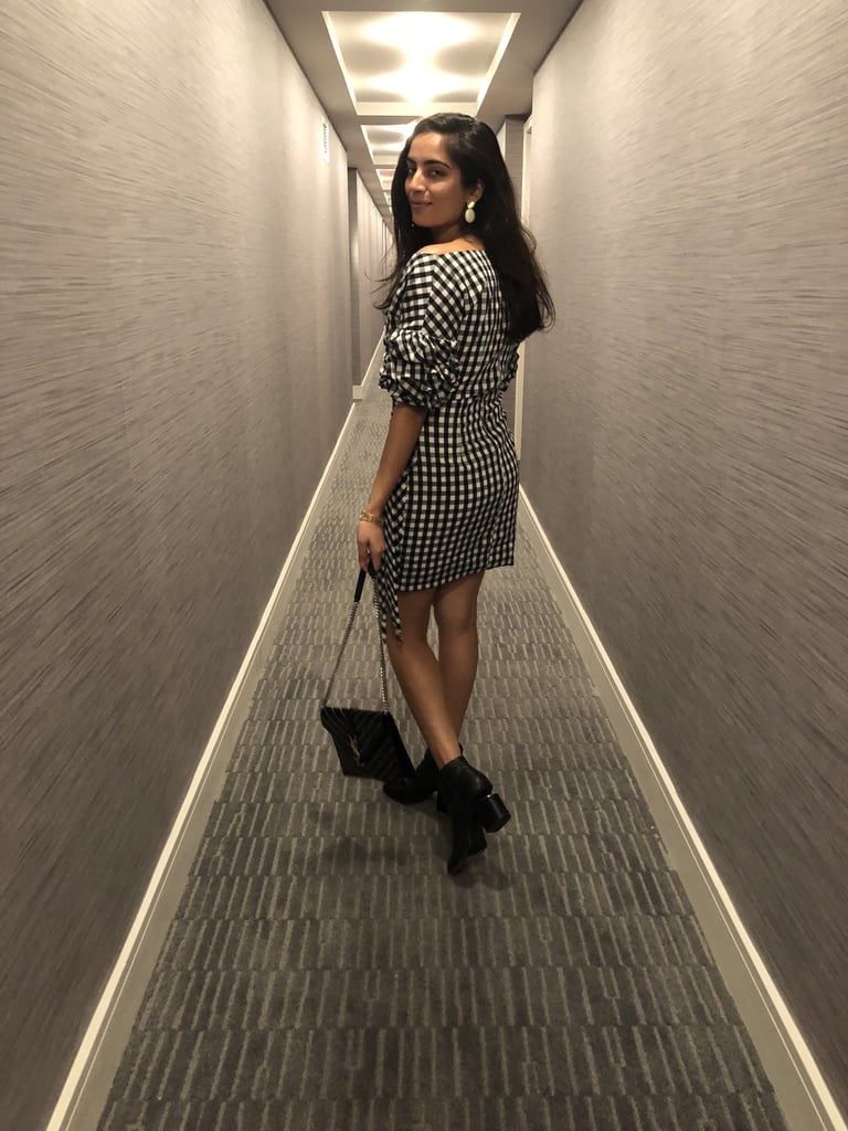 Gingham Dress at Fashion Week