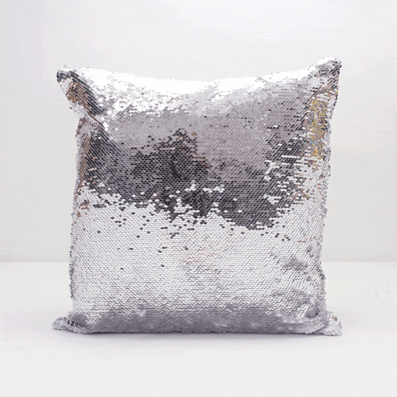 Hidden message shop sequin cushion