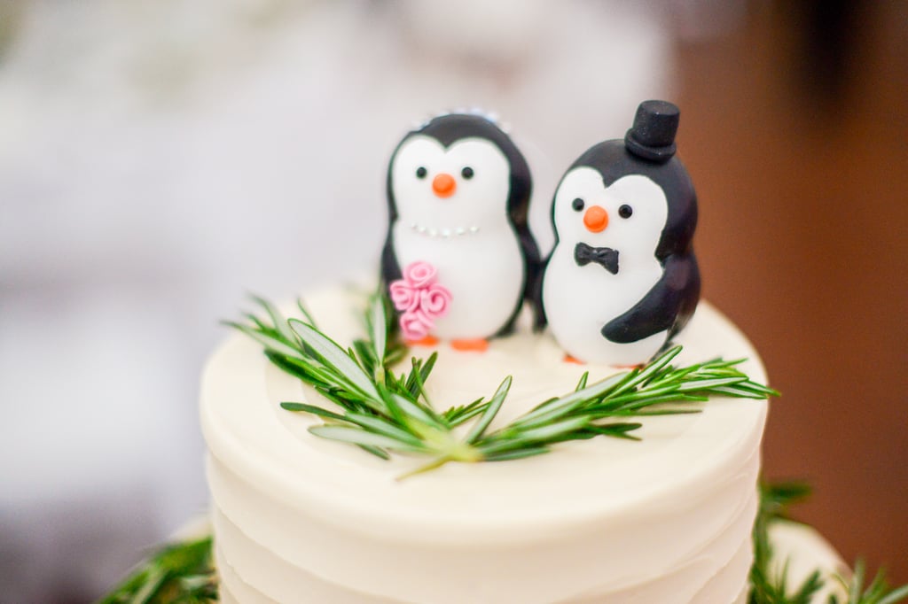 Close-Ups of the Wedding Cake Toppers