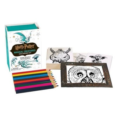 Harry Potter Magical Creatures Colouring Kit