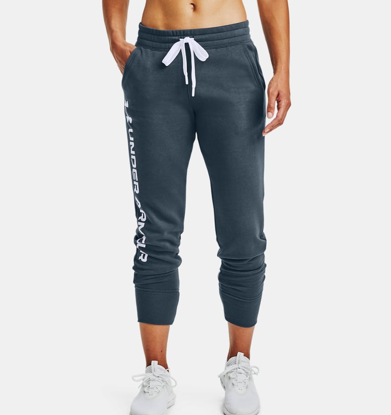 Under Armour Training Rival fleece embroidered track pants in