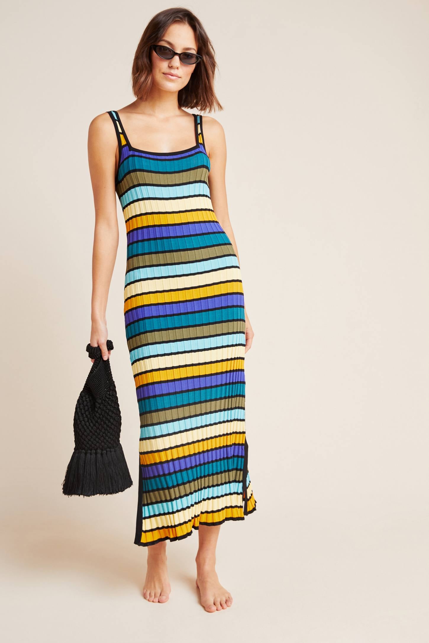 Solid \u0026 Striped Ribbed Cover-Up Dress