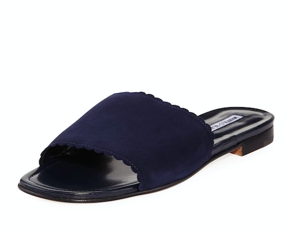 Manolo Blahnik Slides