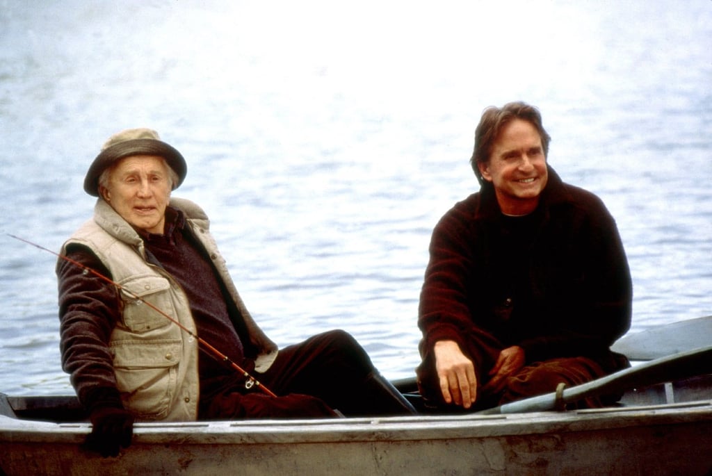 Kirk and Michael Douglas