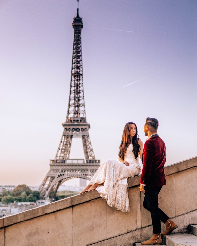 Paris France Bride Wears Wedding Dress In 33 Countries