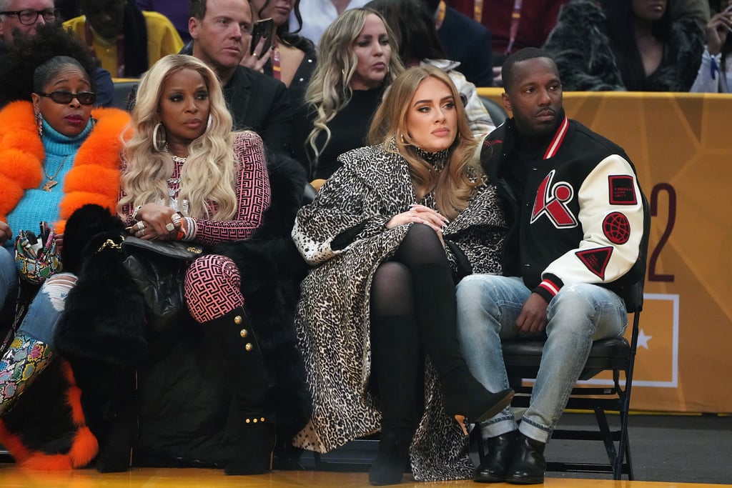 Adele Ignoring Cameras at NBA Game Becomes Viral Meme