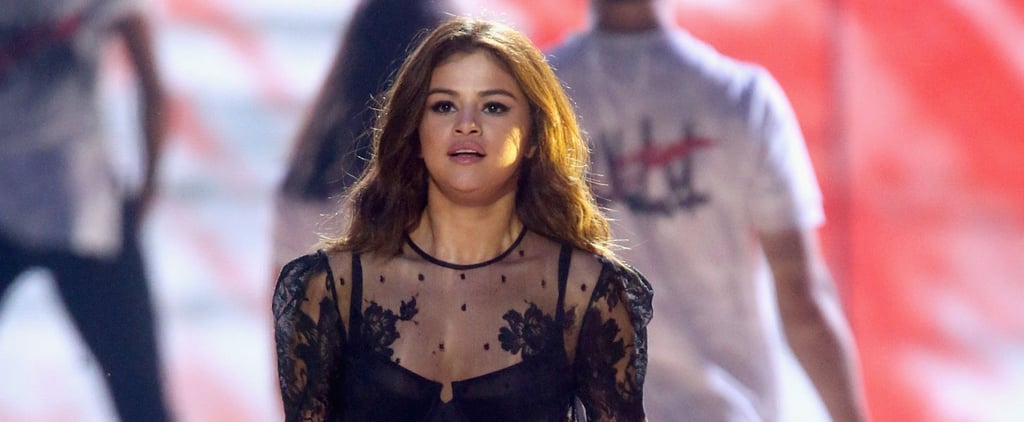 Selena Gomez Sheer Houghton Dress at WE Day Performance