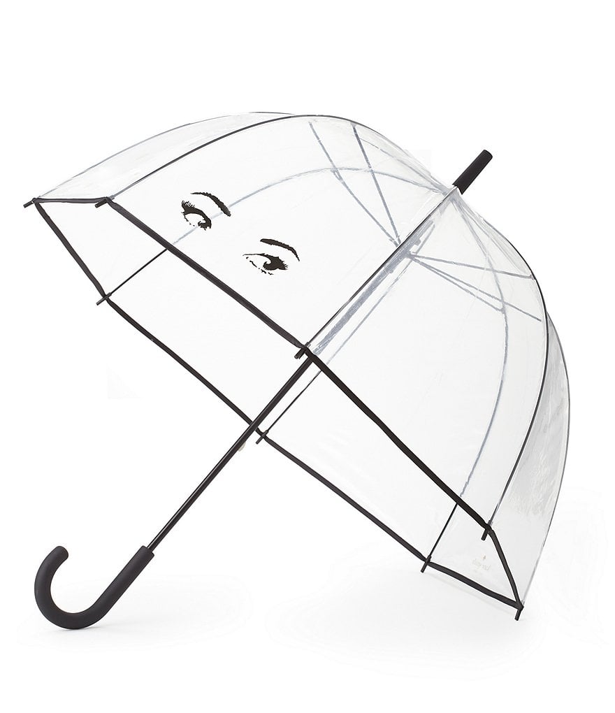 Kate Spade Winking Eyes Bubble Umbrella ($38) because everyone should see how cute you look, despite the rain.
