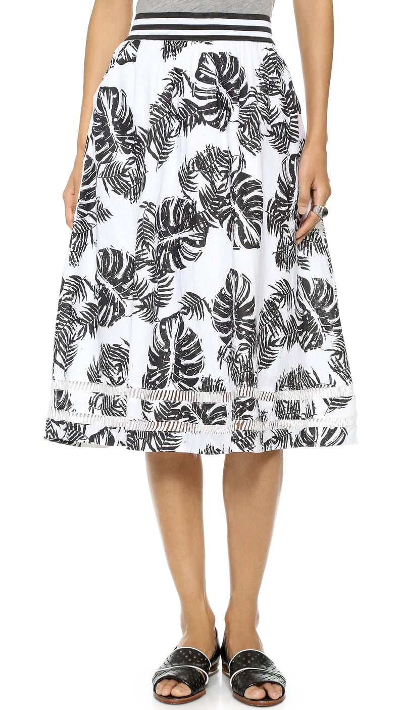 J.O.A. Tropical Safari Skirt