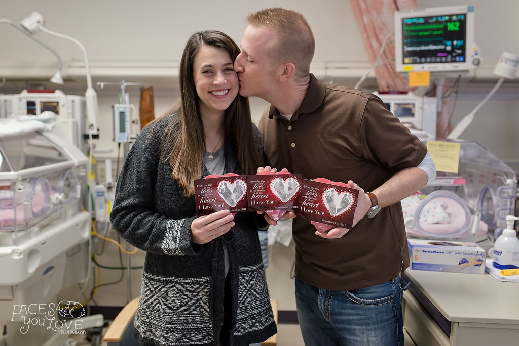 NICU Babies Dressed as Valentines 2017
