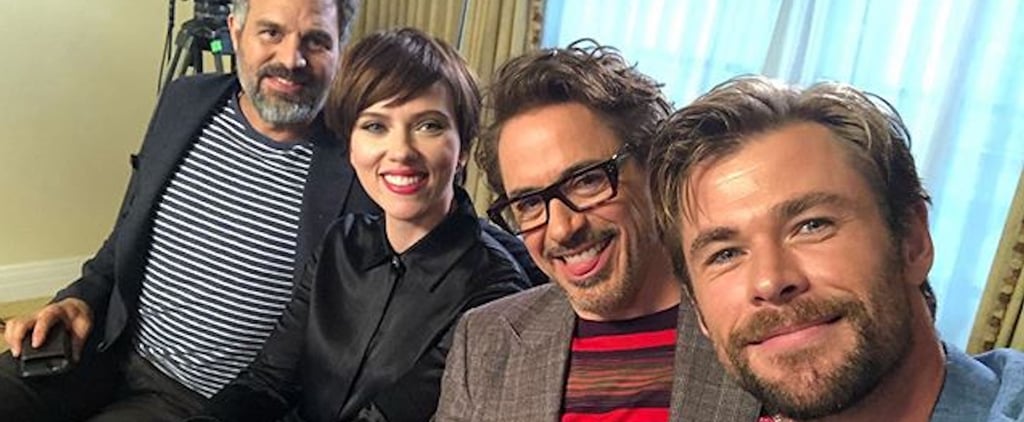 Avengers Cast Instagram Pictures