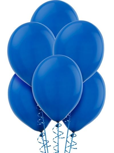 皇家蓝色的气球