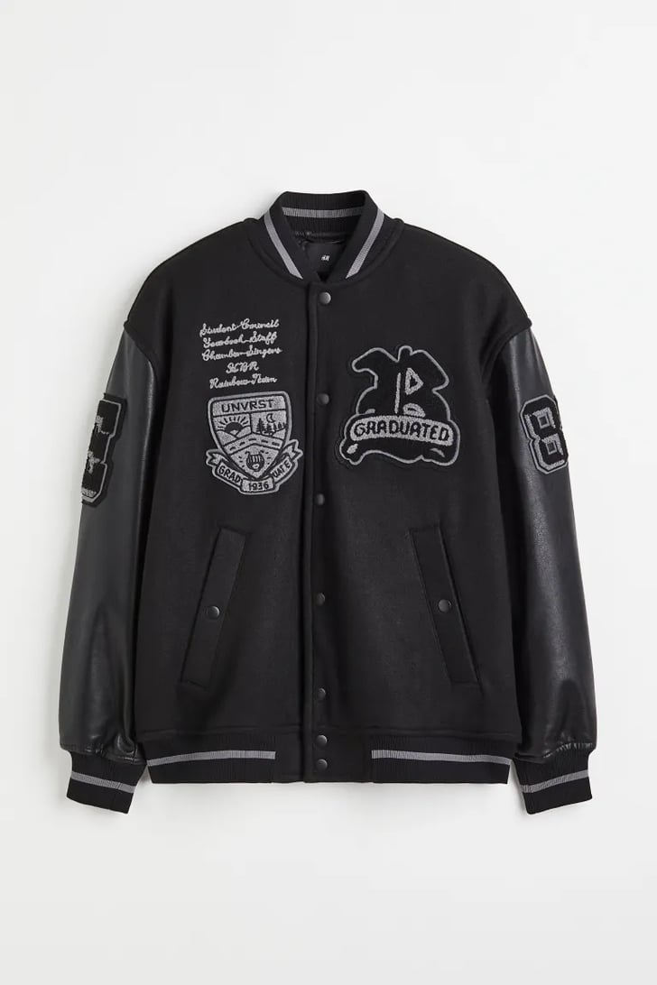 H&M WoolBlend Baseball Jacket Best H&M Gifts For Men 2022 POPSUGAR Fashion Photo 12
