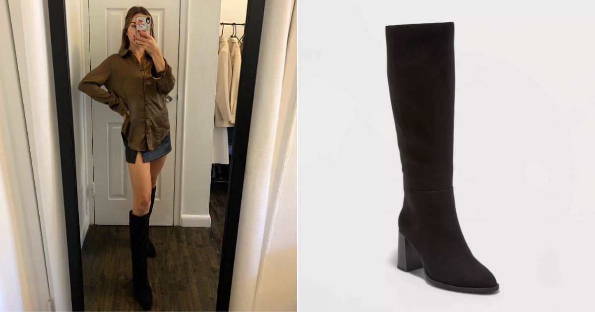 These $40 Black Knee-High Boots Are a Foolproof Designer Dupe