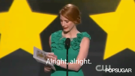Jessica Chastain Presents Matthew McConaughey's Critics' Choice Win in the Best Way