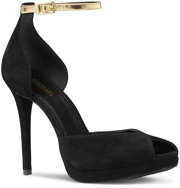 Michael Michael Kor Tiegan Suede High Heel Sandals