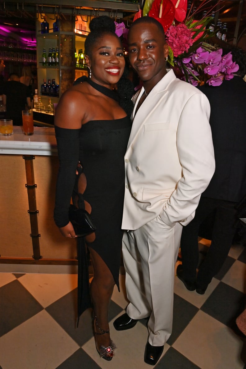 Clara Amfo and Ncuti Gatwa at GQ Men of the Year 2022