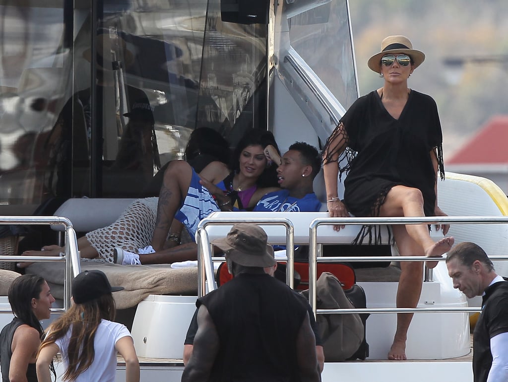 Kylie Jenner and Tyga Hold Hands in St. Barts | Pictures