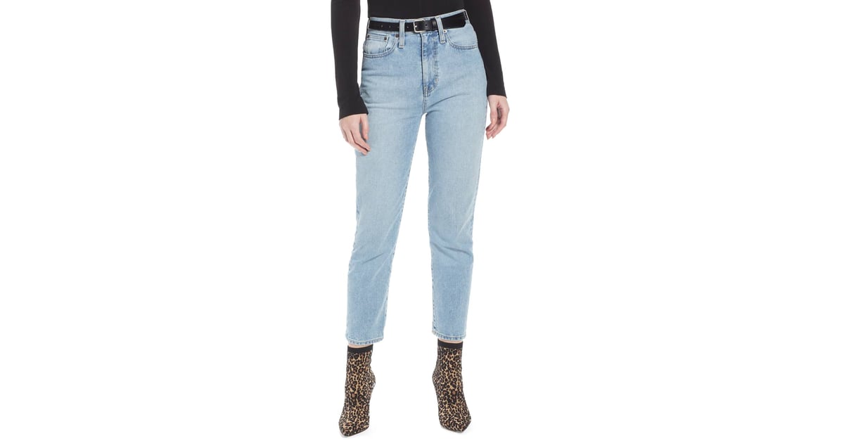 Something navy top cigarette jeans