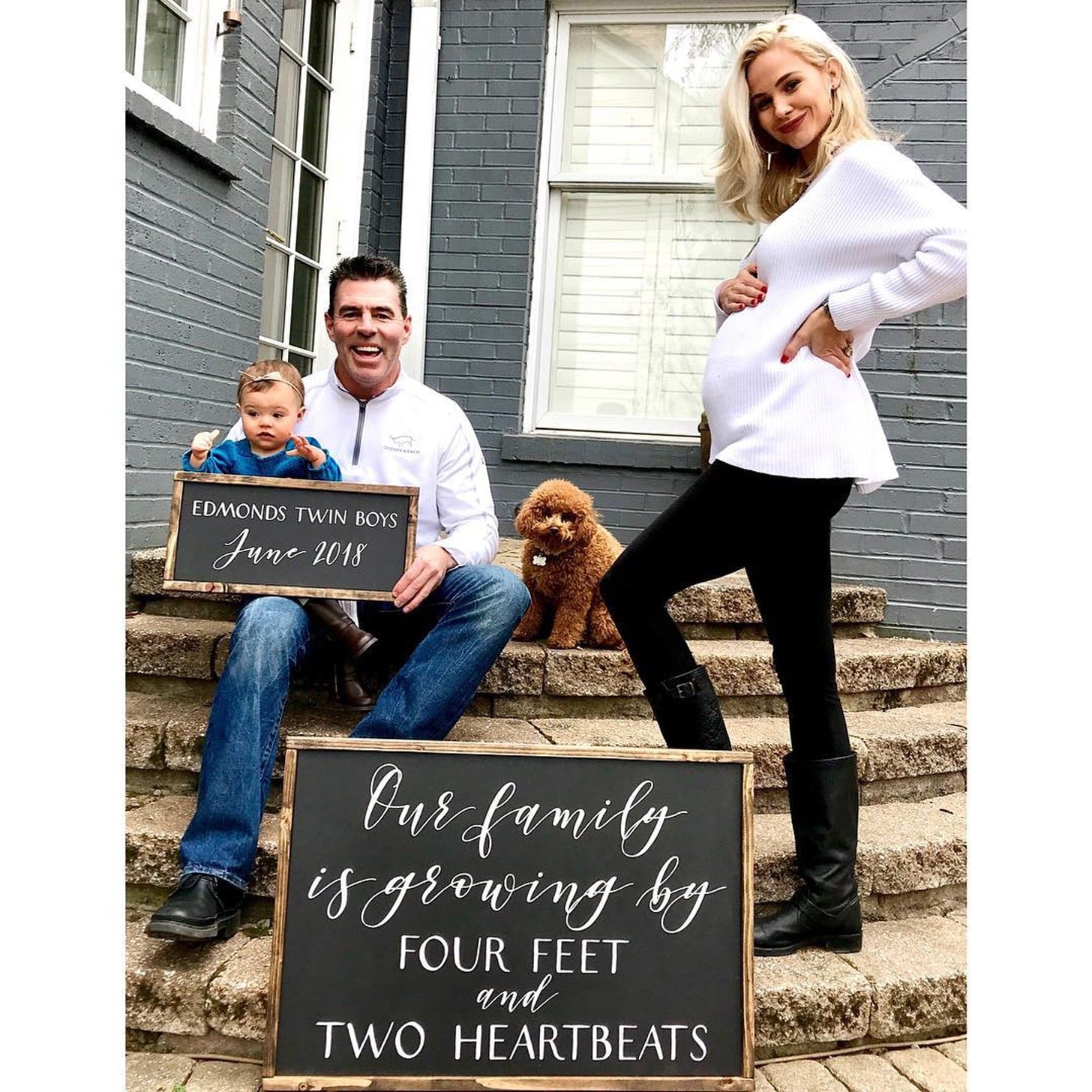 twin baby announcement
