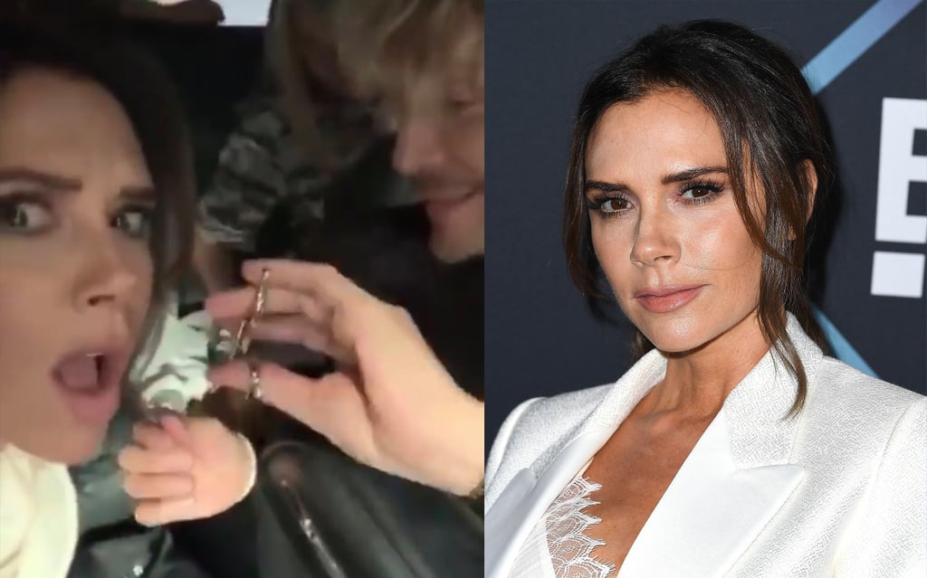 Victoria Beckham Haircut In The Car People S Choice Awards