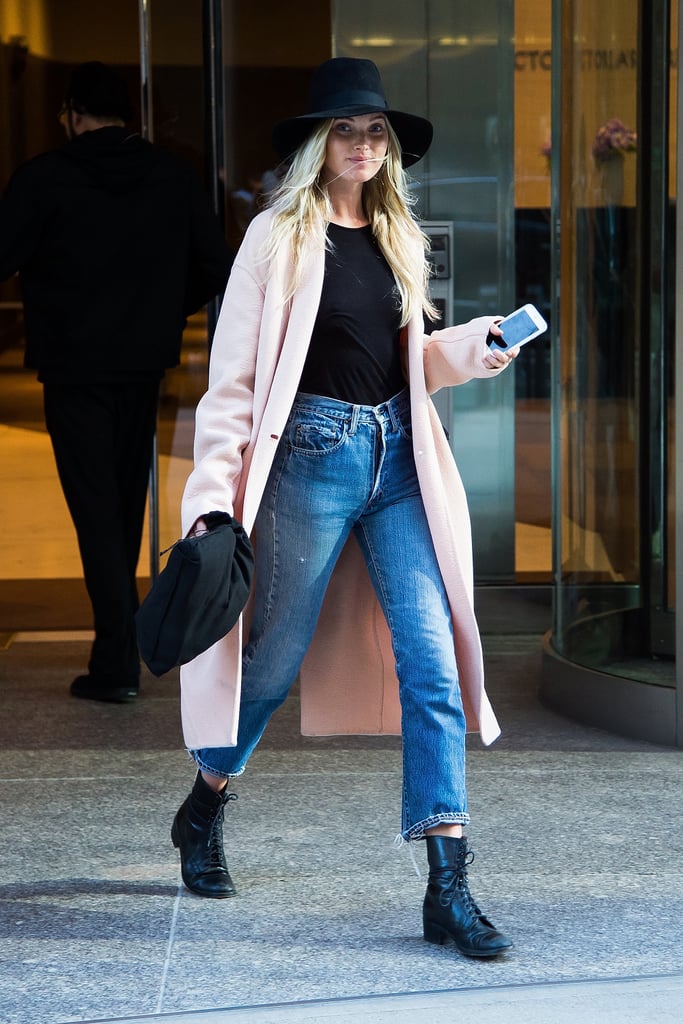 Elsa Hosk Victoria's Secret Models' Street Style POPSUGAR Fashion