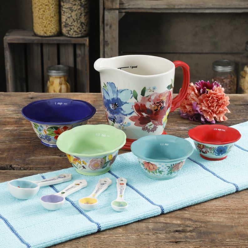 The Pioneer Woman Spring Bouquet Nine-Piece Prep Set