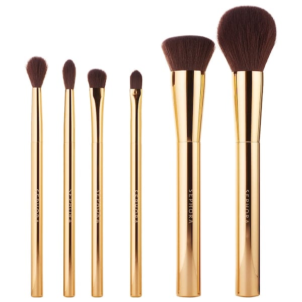 Sephora Collection Gilded Wishes 6 Piece Brush Set