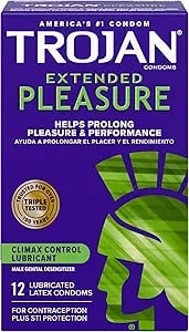 Trojan Extended Pleasure Condoms ($9, originally $11)
With a special lubricant and slightly thicker tip for extended control, these condoms help maximize pleasure while keeping things safe and comfortable.