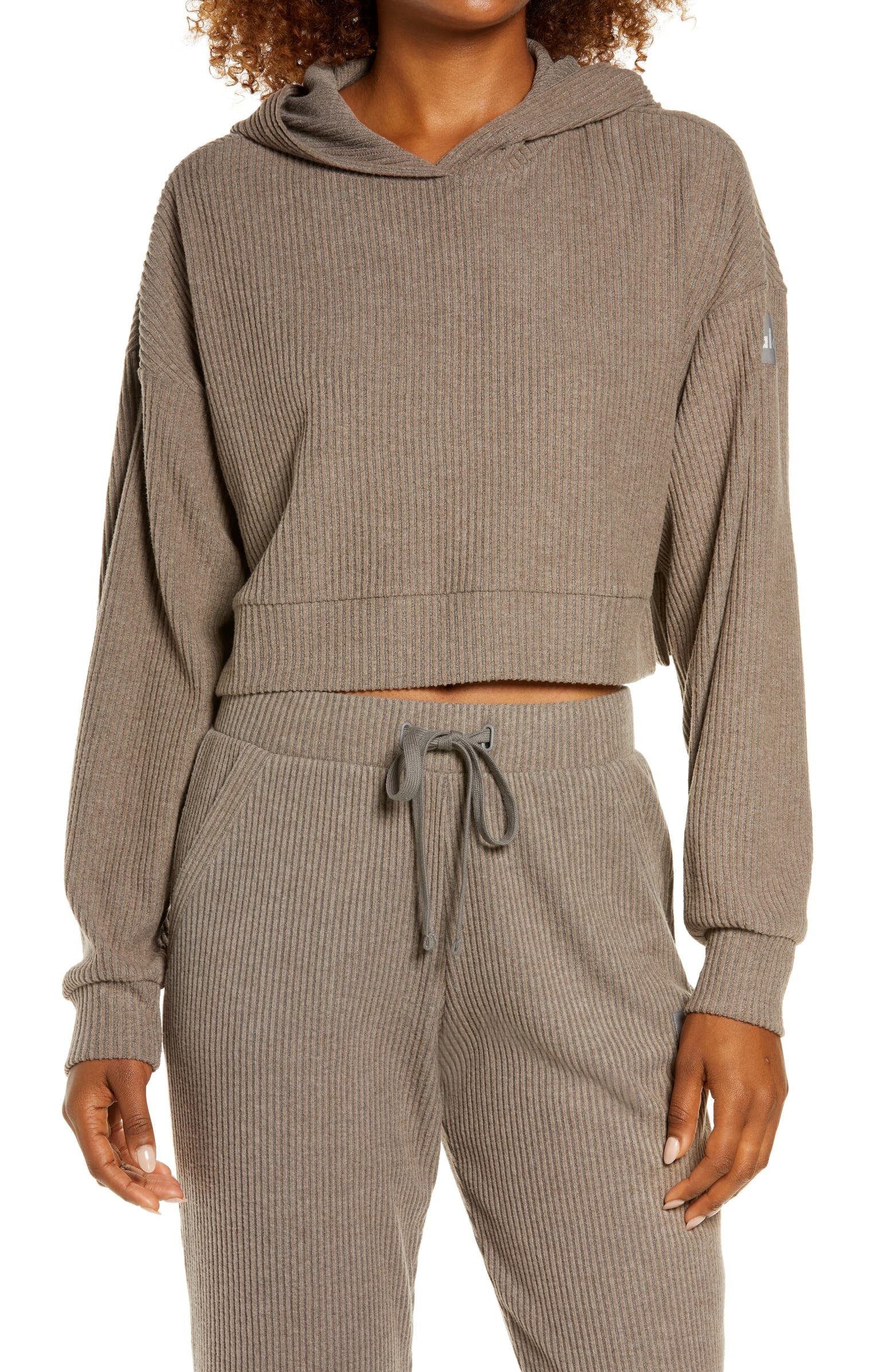 Alo Muse Ribbed Crop Hoodie  The Nordstrom Anniversary Sale Is
