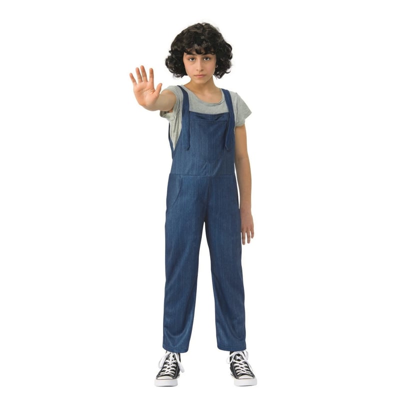 Girls' Stranger Things Eleven Overalls Halloween Costume