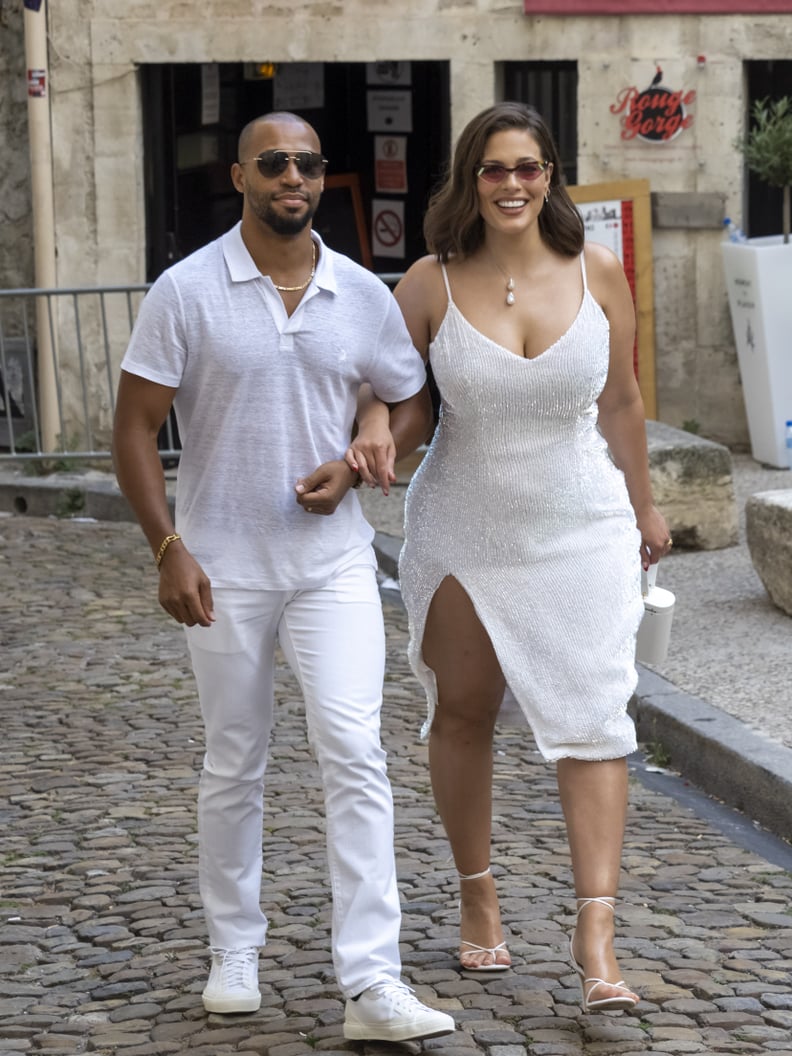 Ashley Graham and Justin Ervin at Joe Jonas and Sophie Turner's Wedding