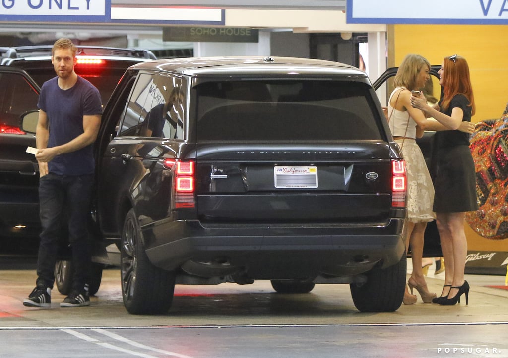 Taylor Swift and Calvin Harris After Jaime King Baby Shower