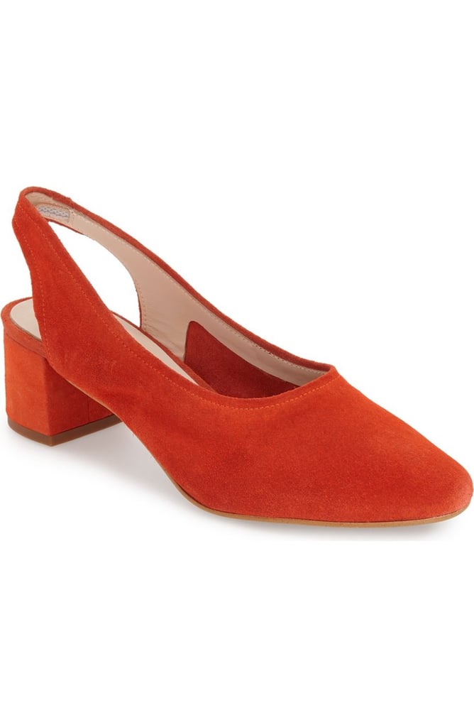 topshop flash mesh slingback heels