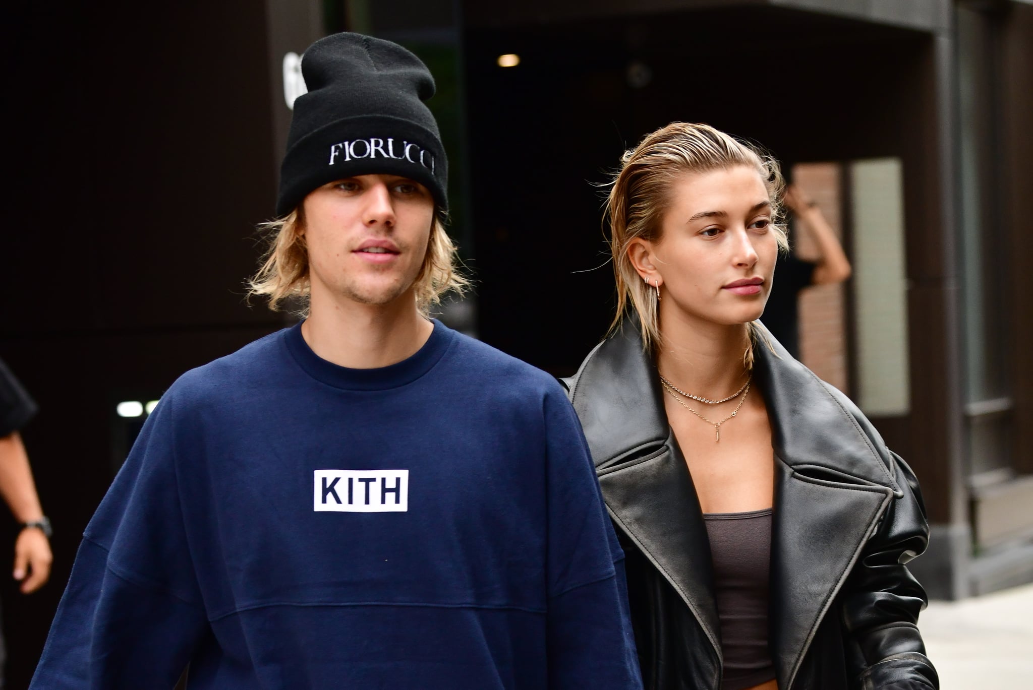 NEW YORK, NY - SEPTEMBER 14:  Justin Bieber and Hailey Baldwin seen on the streets of Brooklyn on September 14, 2018 in New York City.  (Photo by James Devaney/GC Images)