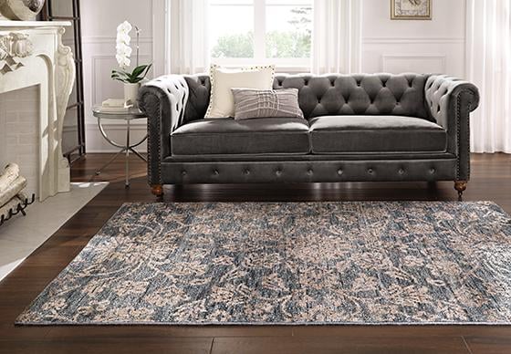 Gordon Leather 1 Piece Sofa In Grey Velvet 800 Originally 999