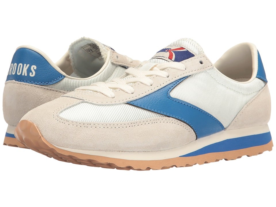 "The truth is, Brooks is my go-to shoe company for running sneakers. But with a recent foot injury, I'm doing far less running and more walking these days. I love the sporty appeal of the brand's Vanguard Heritage trainer ($75) that I can easily see paired with high-waisted denim and a lived-in vintage tee." — SW