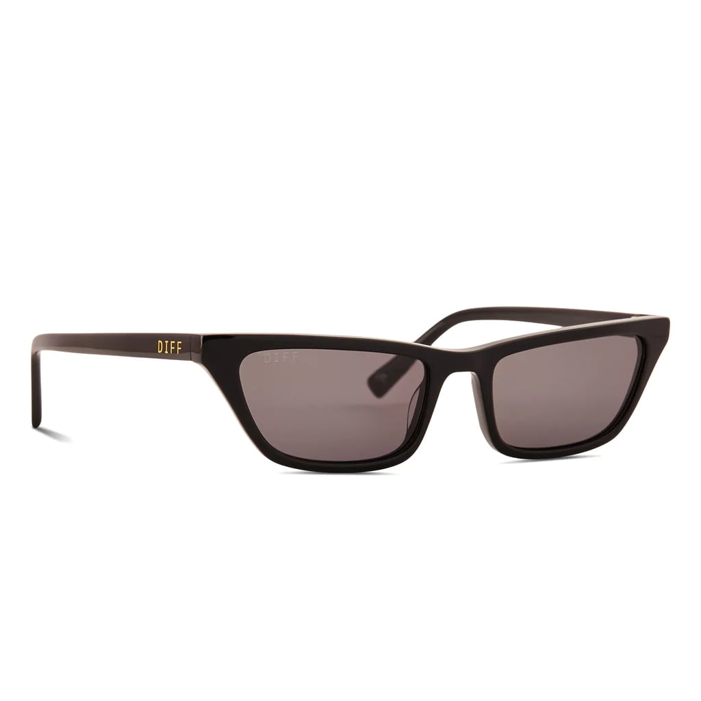 时尚礼物:Diff眼镜x Tori Kelly未来情人黑色和灰色太阳镜
