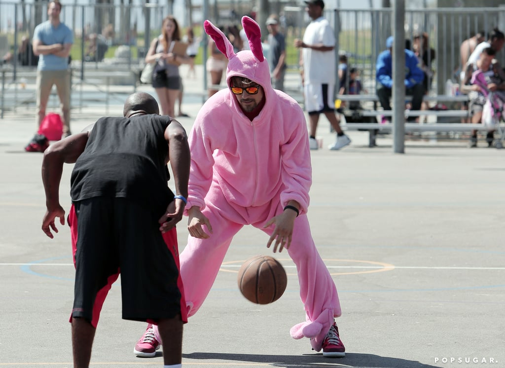 He Plays Basketball