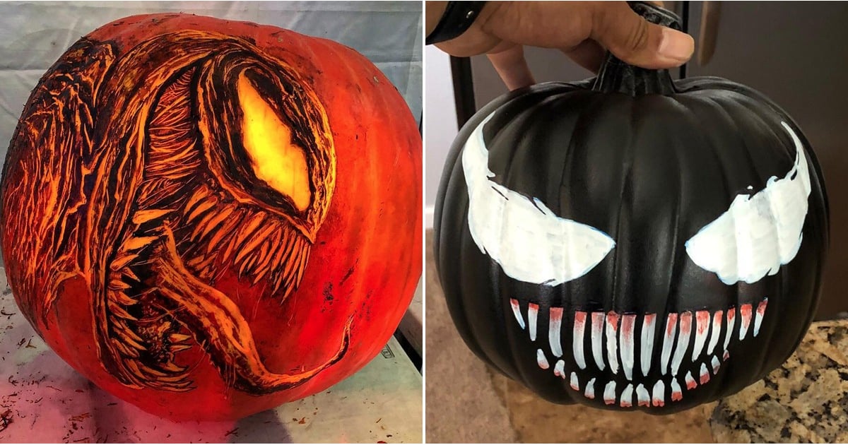 carnage pumpkin stencils