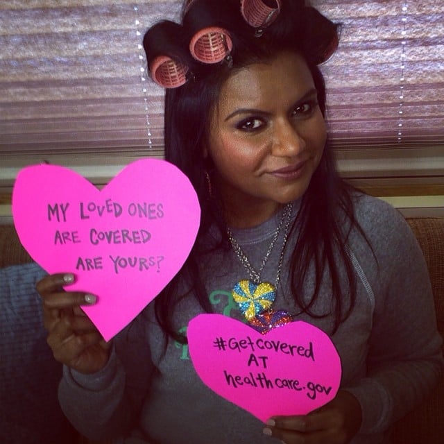 Mindy Kaling used V-Day to remind her followers to get health insurance.
Source: Instagram user mindykaling