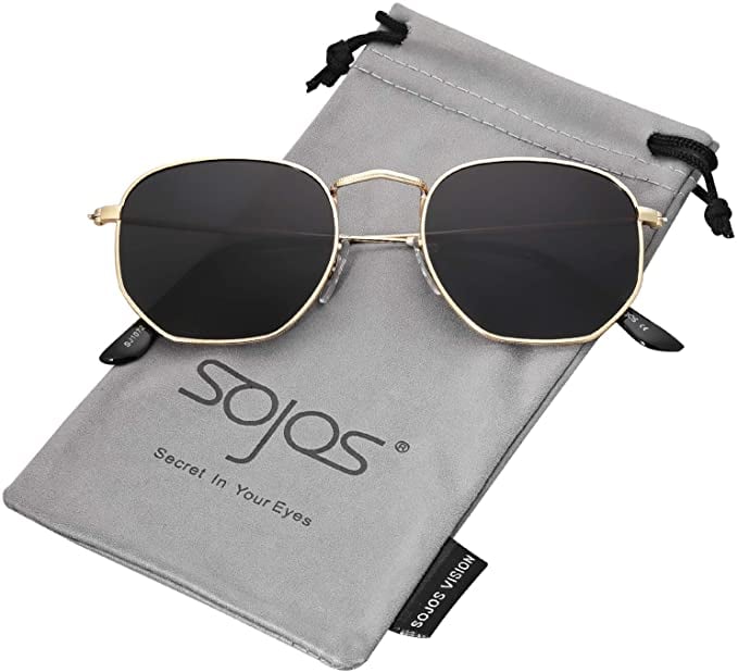 Sojos Small Square Polarized Sunglasses