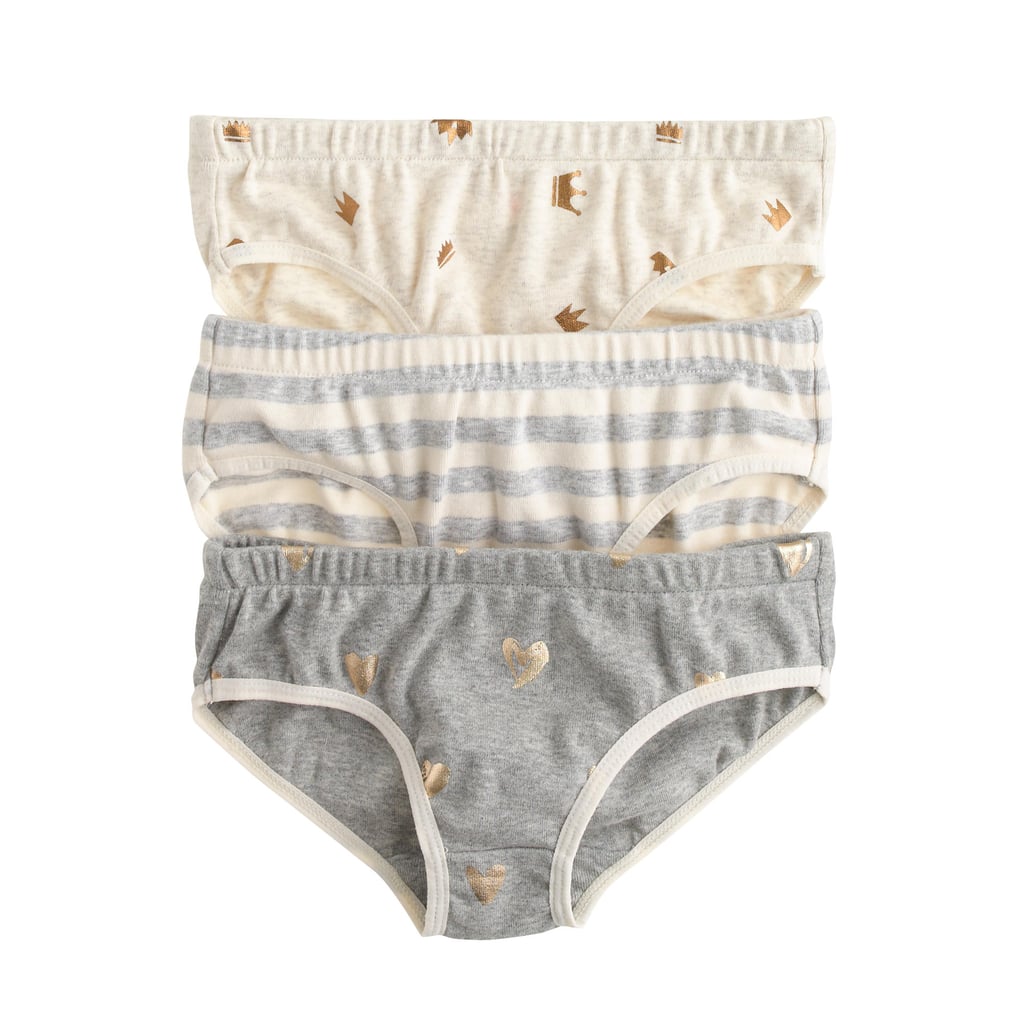 J.Crew Girls' Stripe Heart Underwear
