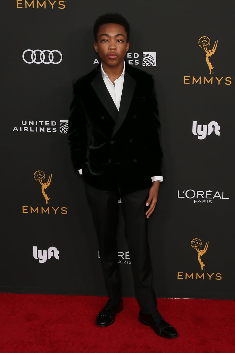 Asante Blackk at an Emmys Party