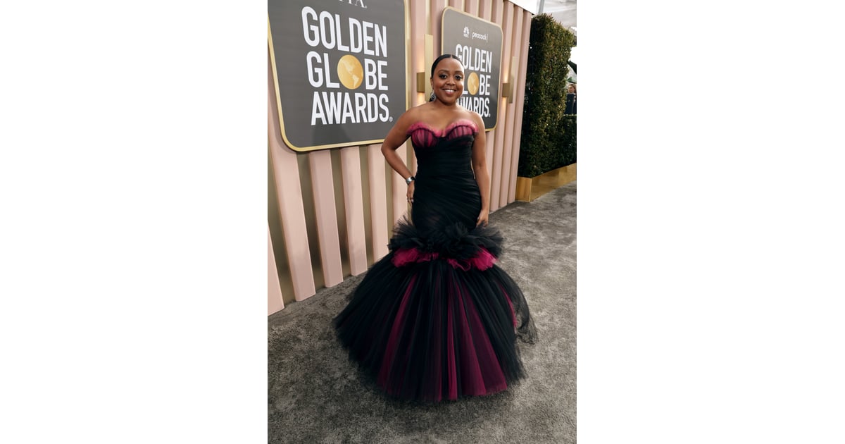 Quinta Brunson at the 2023 Golden Globe Awards | Abbott Elementary Cast