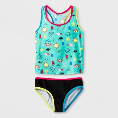 Girls' Sun Station Tankini Set