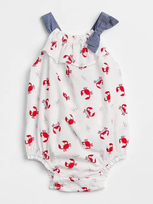 Gap Bow Ruffle One Piece 26 Red White And Blue Clothes For