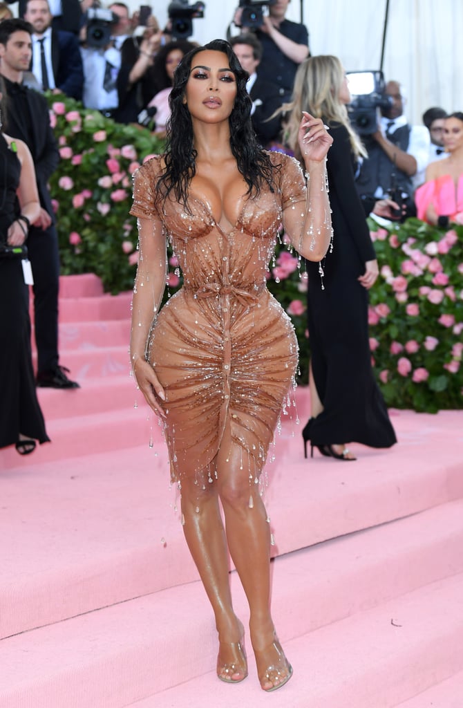 Kim Kardashian at the Met Gala in 2019